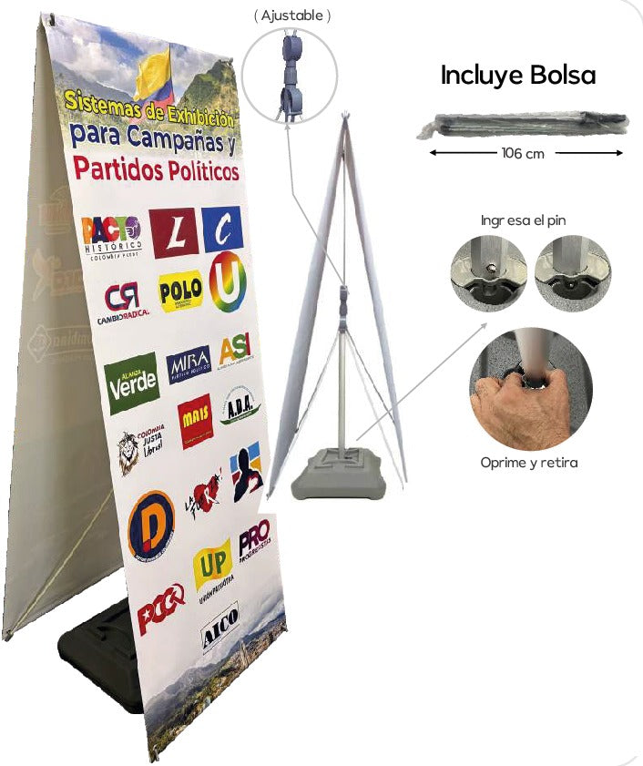 Araña Para Exterior Base Gris de Lujo