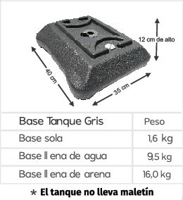 Araña Para Exterior Base Gris de Lujo