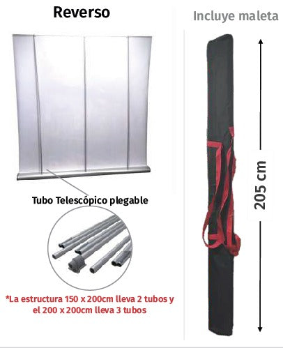 ARAÑA Roll Up 150 x 200