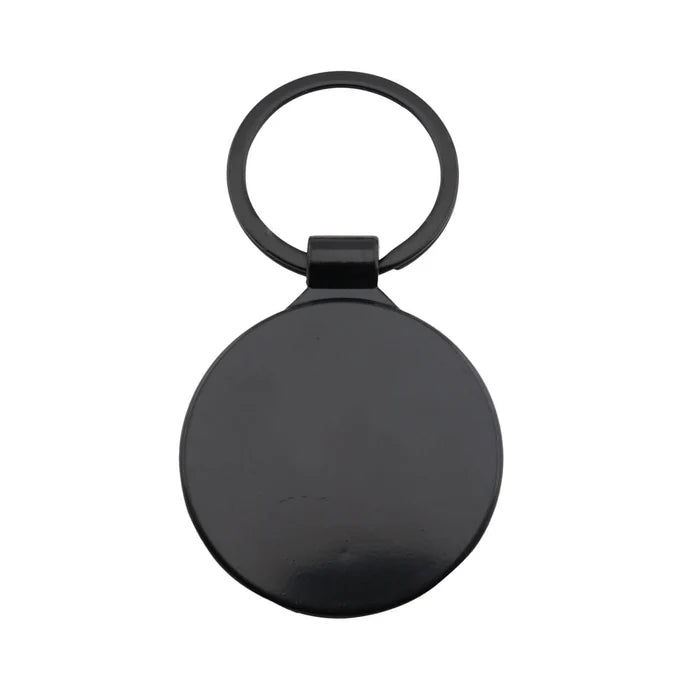 Llavero Cromo Redondo Black