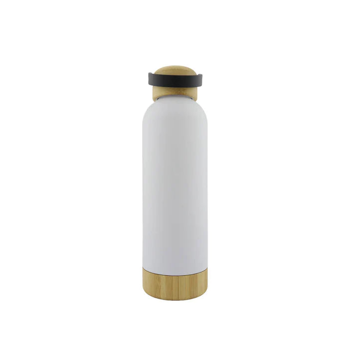 Termo Metal Bambú 2